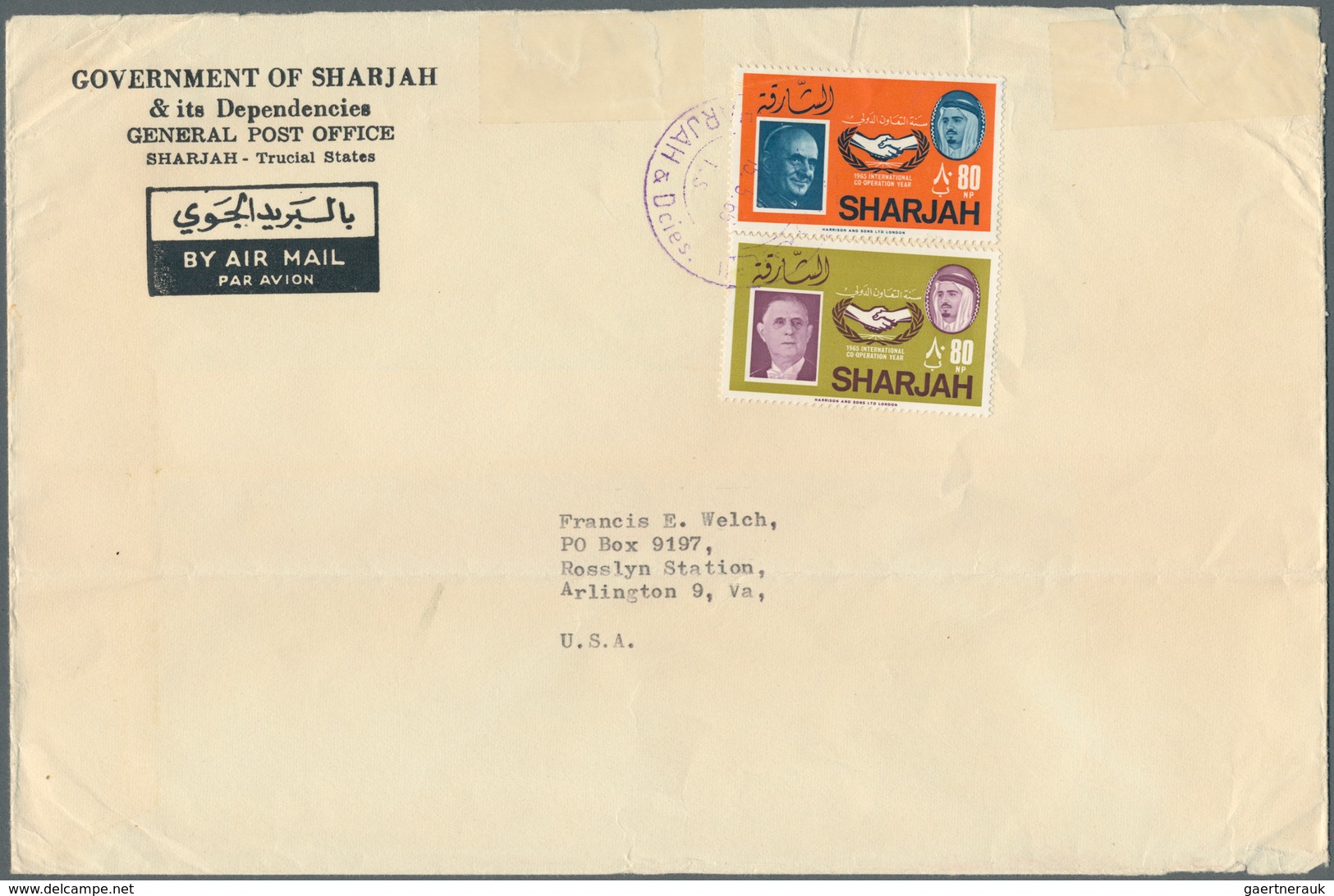 Asien: 1958/1972, ARAB STATES, Group Of 14 Covers (mainly Unaddressed Envelopes) Comprising Yemen, R - Otros - Asia