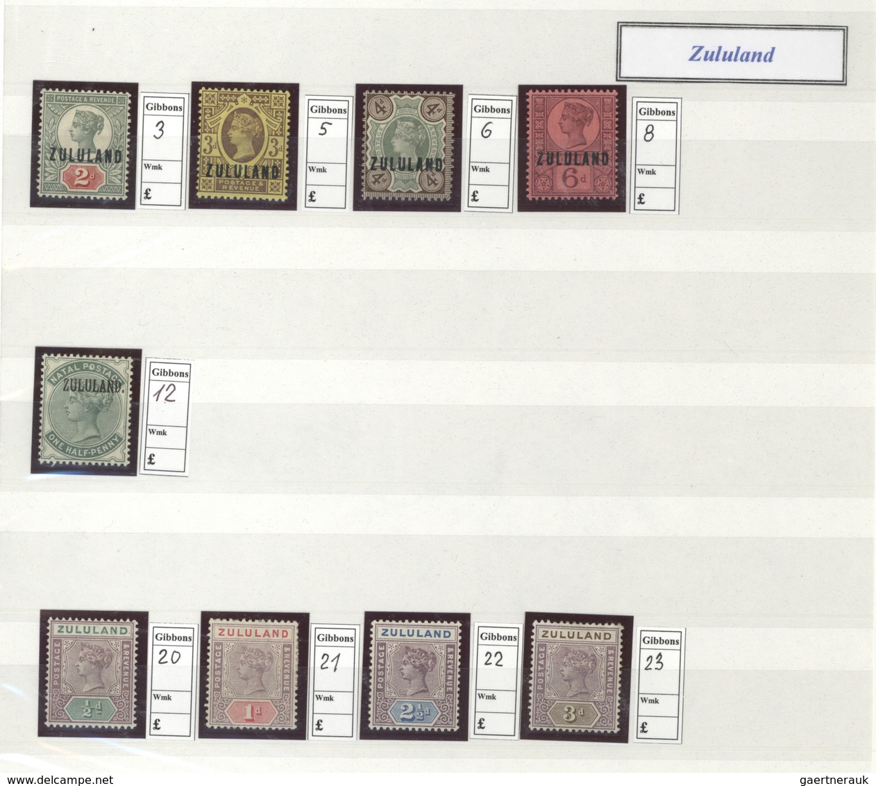 Britische Kolonien: 1851-1901: Mint collection of about 550 Queen Victoria stamps from various Briti