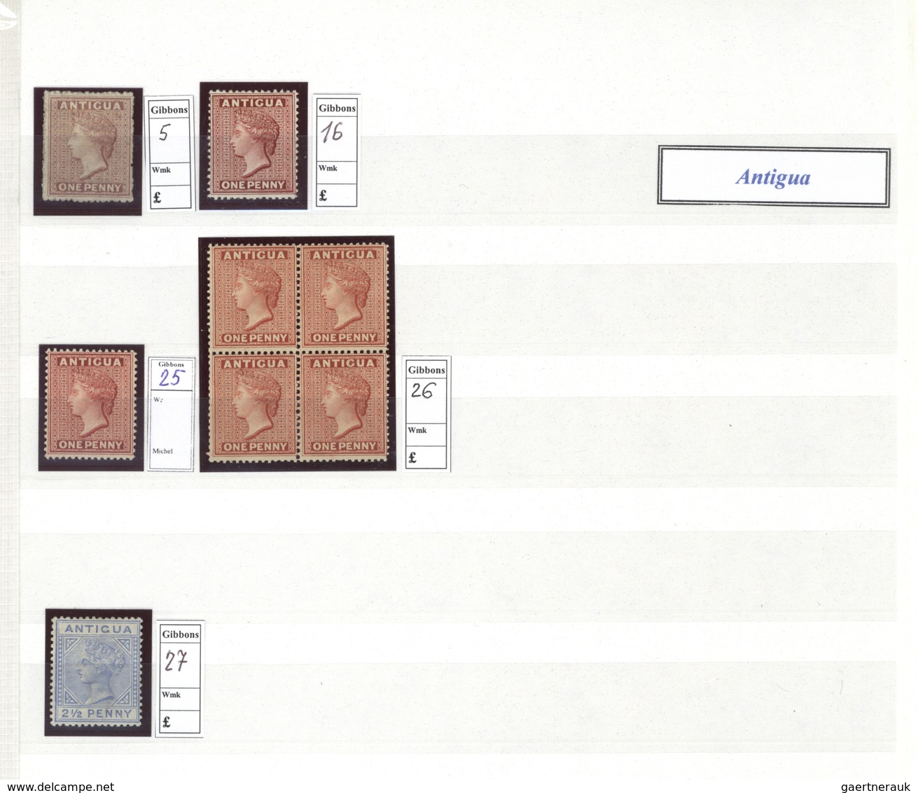 Britische Kolonien: 1851-1901: Mint collection of about 550 Queen Victoria stamps from various Briti