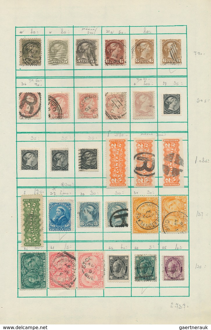 Britische Kolonien: 1855/1970 (ca.), Used And Mint Collection On Album Pages With Main Value In The - Otros & Sin Clasificación