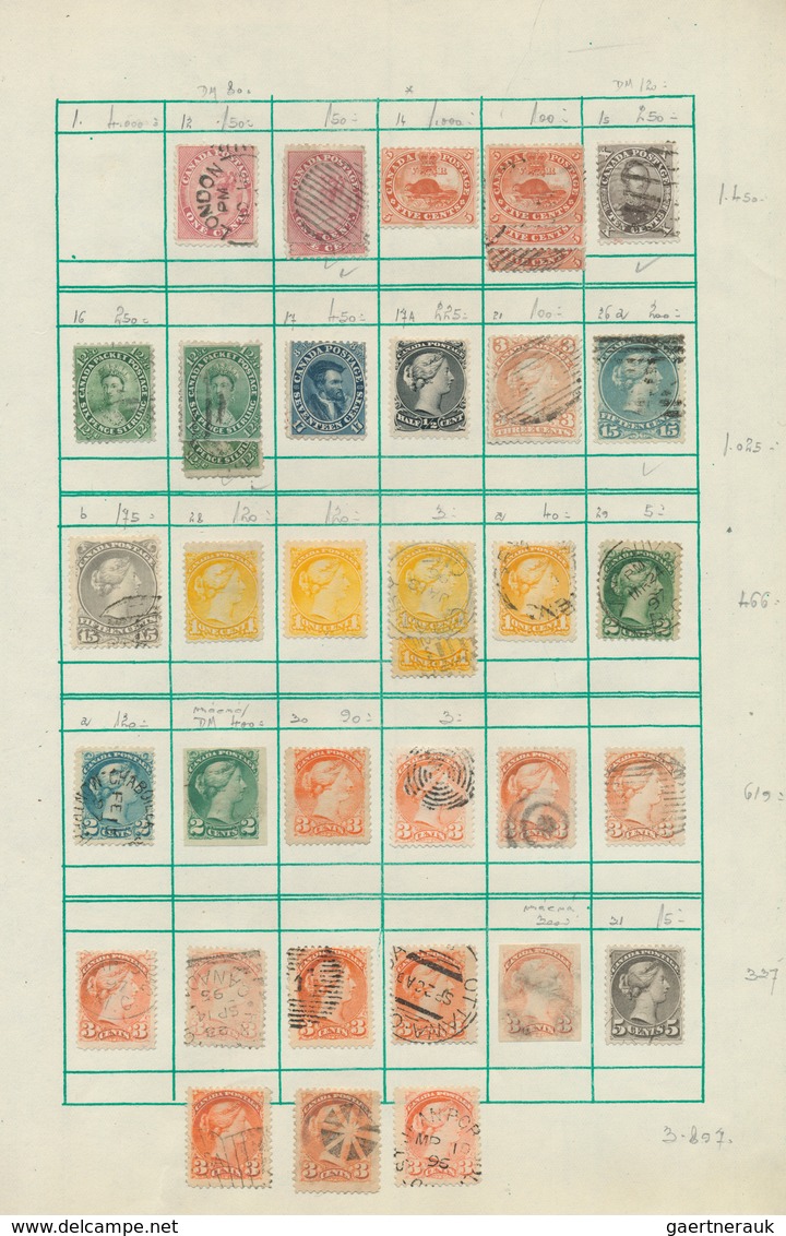 Britische Kolonien: 1855/1970 (ca.), used and mint collection on album pages with main value in the