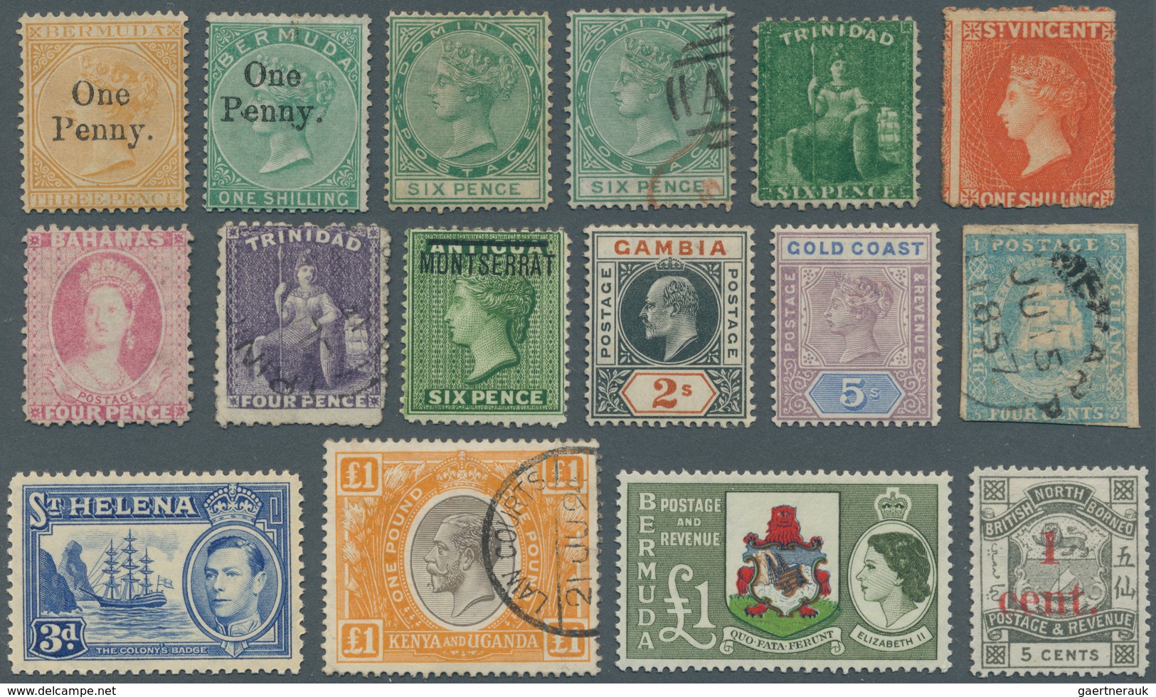 Britische Kolonien: 1860/1955 (ca.), Duplicates On Stockcards With Many Better Stamps Through The Di - Autres & Non Classés