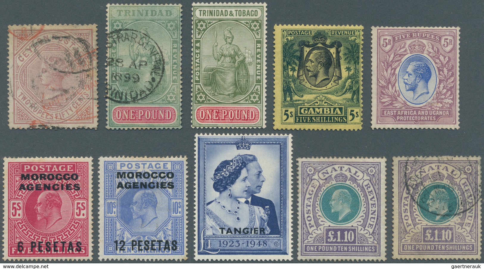 Britische Kolonien: 1860/1955 (ca.), Duplicates On Stockcards With Many Better Stamps Through The Di - Otros & Sin Clasificación