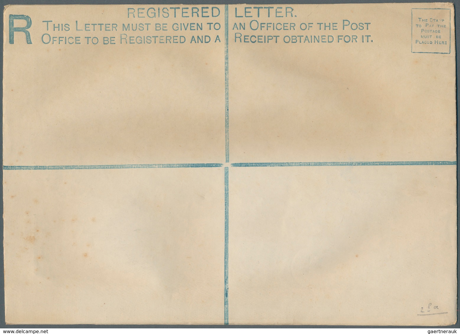 Britische Kolonien: 1890-1925 (ca.), Accumulation Of 13 Unused And Three Used Registered Letters All - Otros & Sin Clasificación