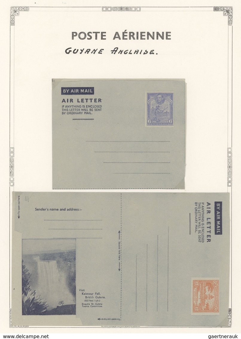 Britische Kolonien: 1935/1958 Ca., AIR LETTERS And AIRMAIL STATIONERIES, Comprehensive Collection Wi - Otros & Sin Clasificación