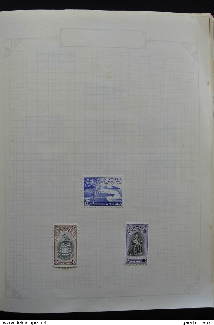 Britische Kolonien: 1937/1952: Extensive, MNH, mint hinged and used (partly stuck to paper) collecti