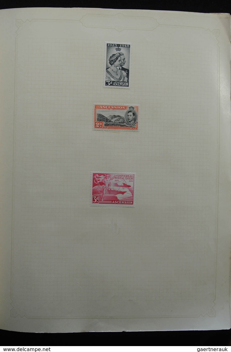 Britische Kolonien: 1937/1952: Extensive, MNH, mint hinged and used (partly stuck to paper) collecti