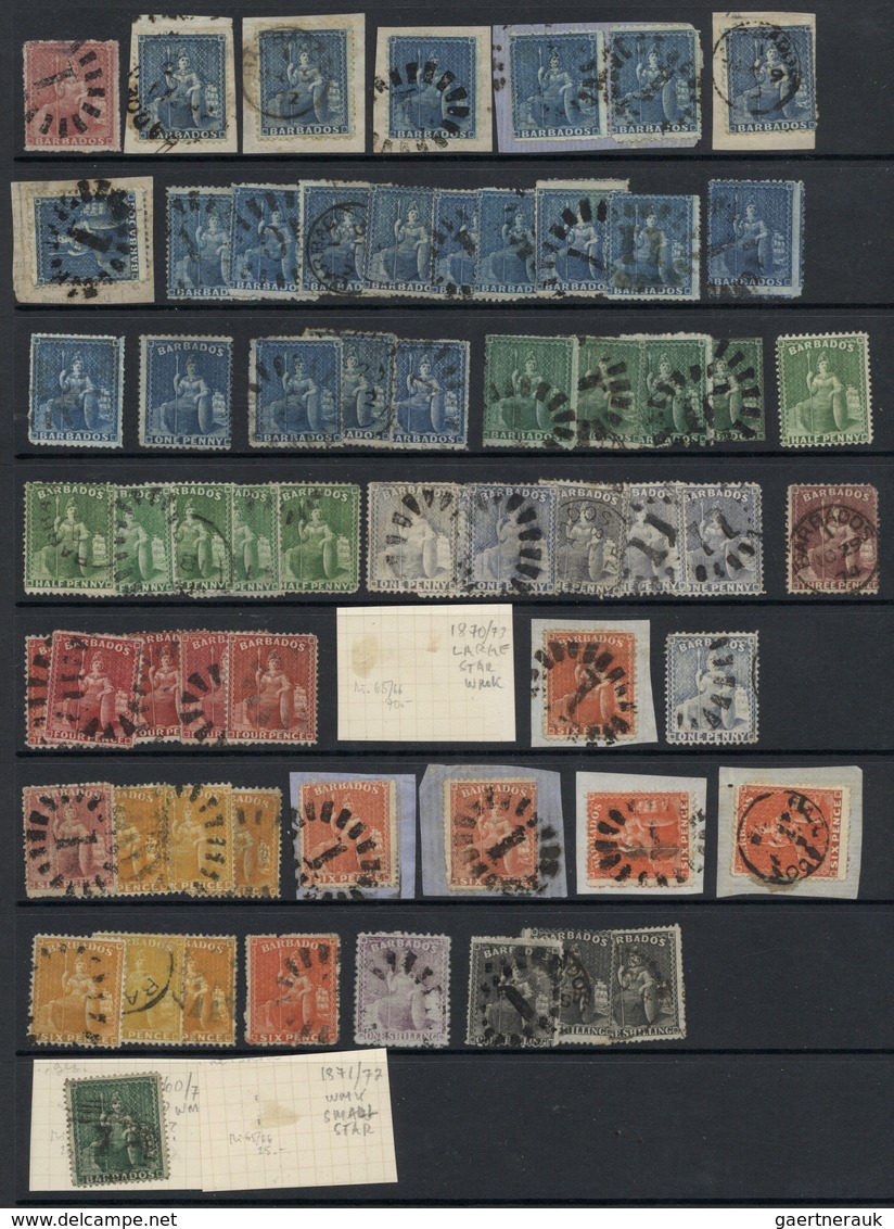 British Commonwealth: 1860's-1960's Ca.: Mint And Used Collection Of Stamps From Various British Col - Otros & Sin Clasificación