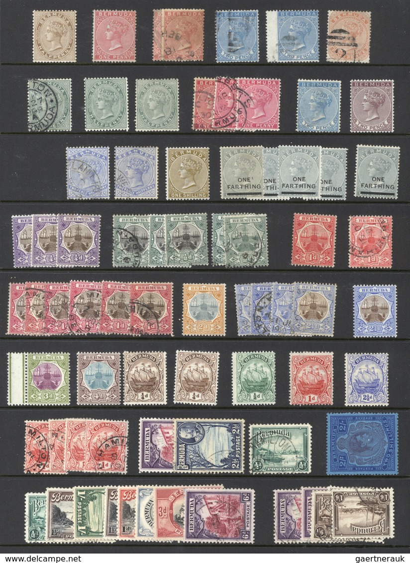 British Commonwealth: 1860's-1960's Ca.: Mint And Used Collection Of Stamps From Various British Col - Otros & Sin Clasificación