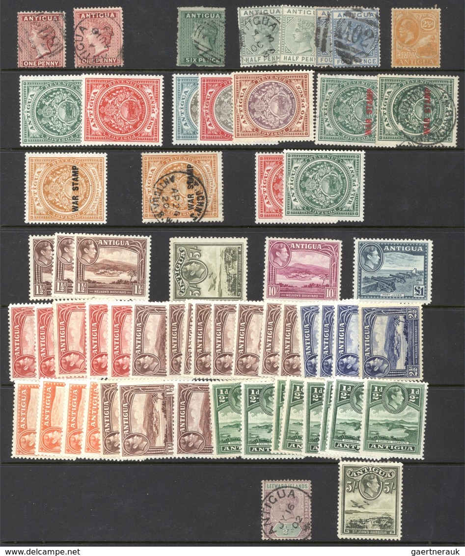 British Commonwealth: 1860's-1960's Ca.: Mint And Used Collection Of Stamps From Various British Col - Otros & Sin Clasificación