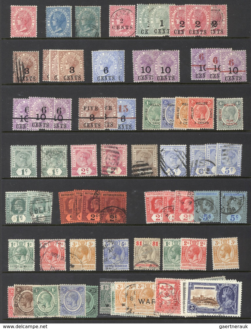 British Commonwealth: 1860's-1960's ca.: Mint and used collection of stamps from various British Col