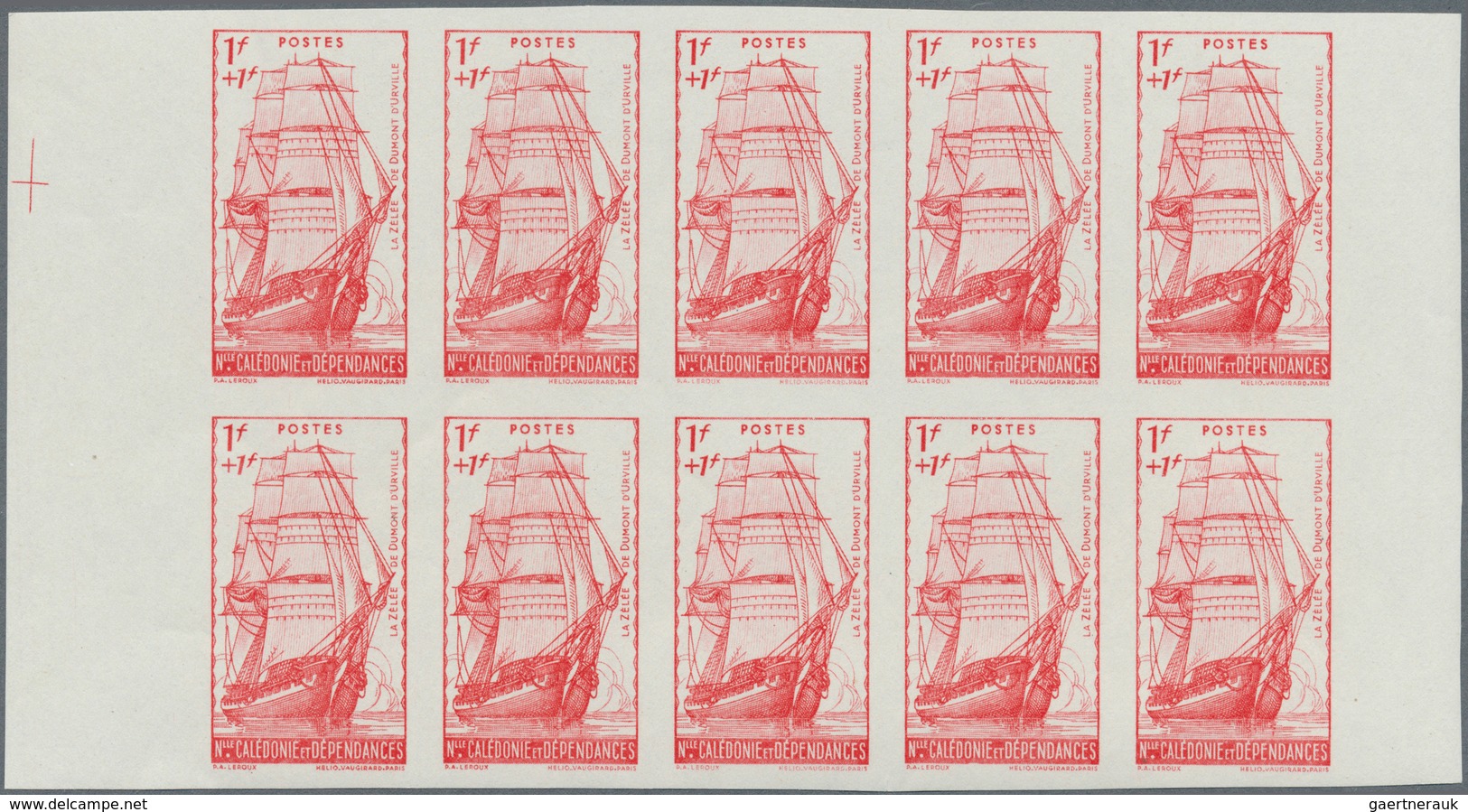 Französische Kolonien: 1946/1976 (ca.), Accumulation With About 200 IMPERFORATE Stamps Mostly In Blo - Otros & Sin Clasificación