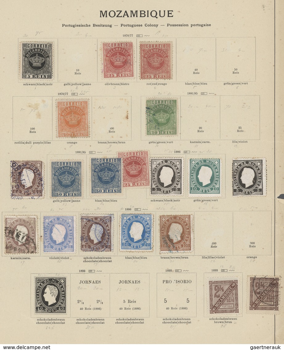 Portugiesische Kolonien In Afrika: 1870/1940 (ca.), Used And Mint Collection/accumulation On Album P - Congo Portugais