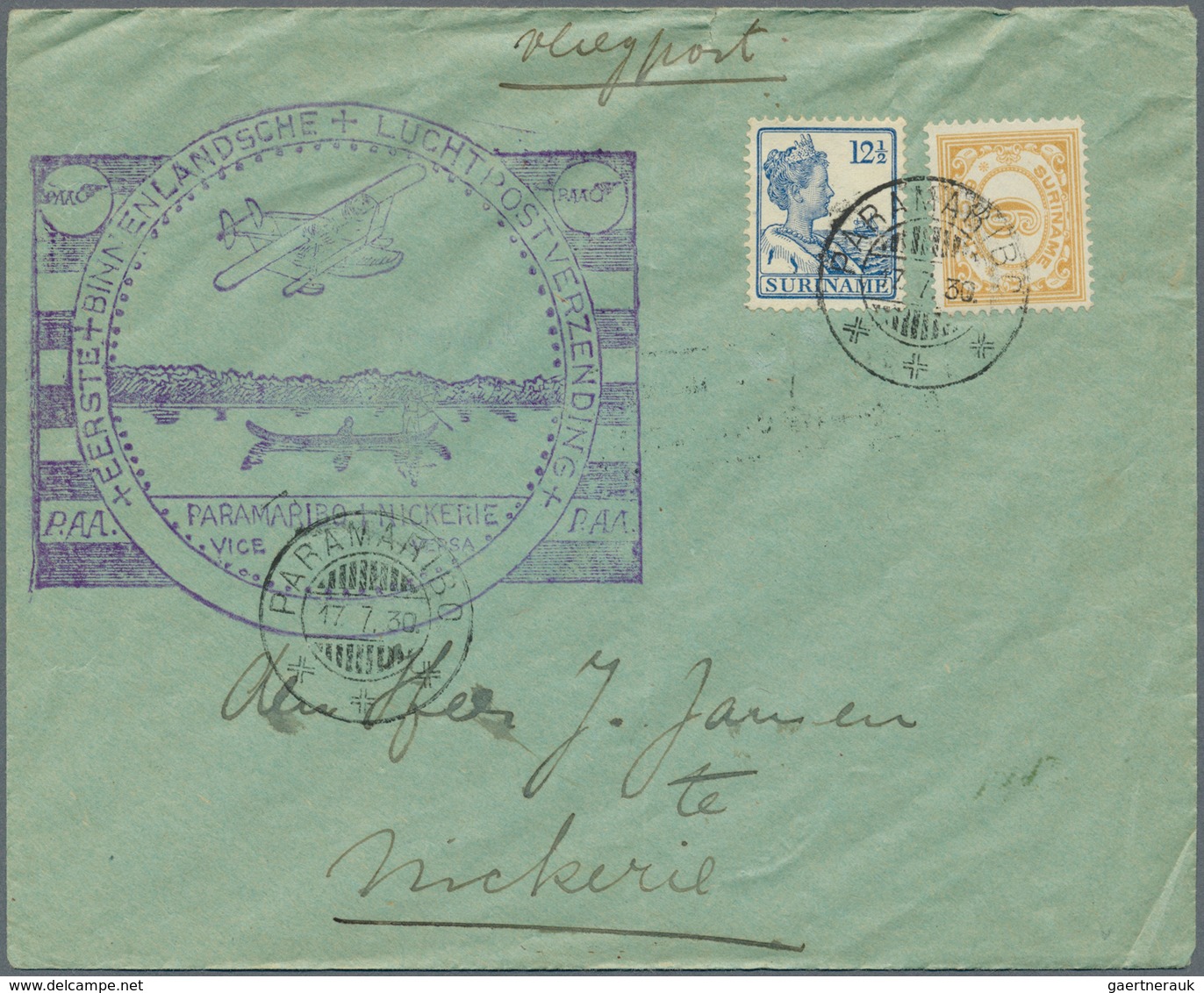 Flugpost Alle Welt: 1920's-1940's Ca.: Group Of 16 AIRMAIL Covers From Belgian Congo, Curacao, Colom - Autres & Non Classés