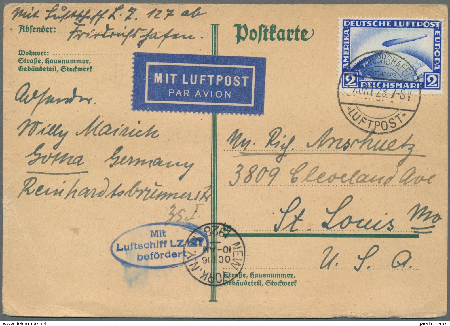 Flugpost Alle Welt: 1928/1946, Lot Of Nine Airmail Covers/cards, E.g. Hongkong, Dutch Indies, Three - Otros & Sin Clasificación