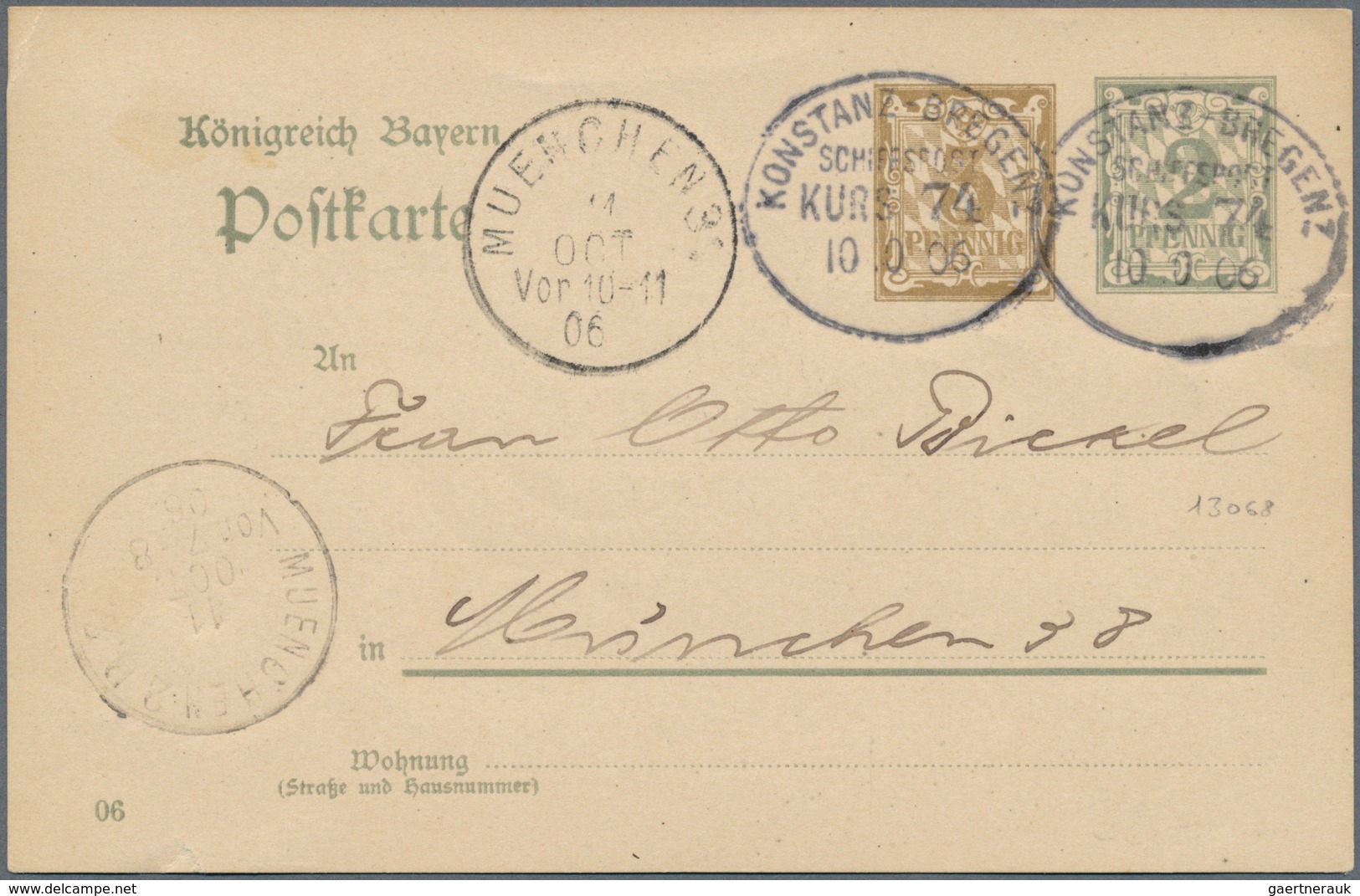 Bodenseeschiffspost: 1895-1938, Tolles Lot Mit Rund 30 Karten, Briefen Und Ganzsachen, Dabei Verschi - Autres & Non Classés