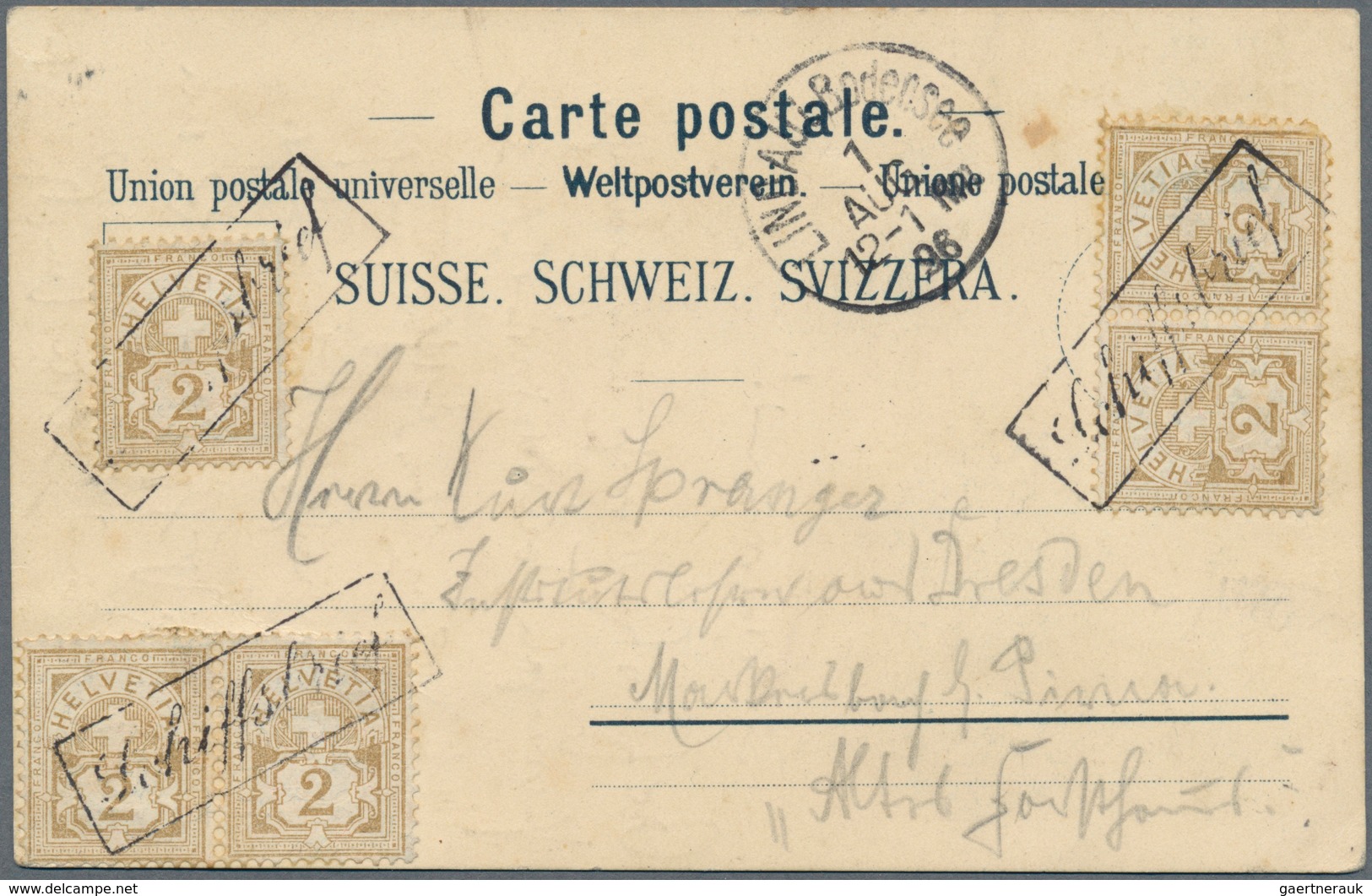 Bodenseeschiffspost: 1895-1938, Tolles Lot Mit Rund 30 Karten, Briefen Und Ganzsachen, Dabei Verschi - Otros & Sin Clasificación