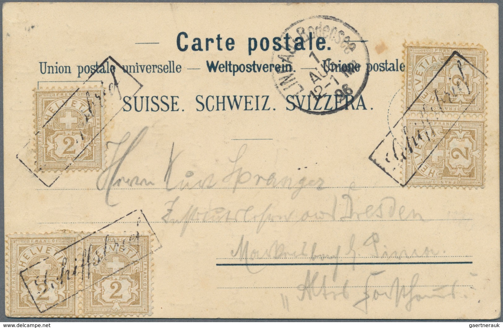 Bodenseeschiffspost: 1895-1938, Tolles Lot Mit Rund 30 Karten, Briefen Und Ganzsachen, Dabei Verschi - Altri & Non Classificati