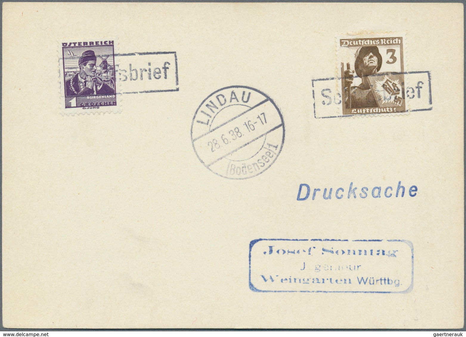 Bodenseeschiffspost: 1895-1938, Tolles Lot Mit Rund 30 Karten, Briefen Und Ganzsachen, Dabei Verschi - Autres & Non Classés