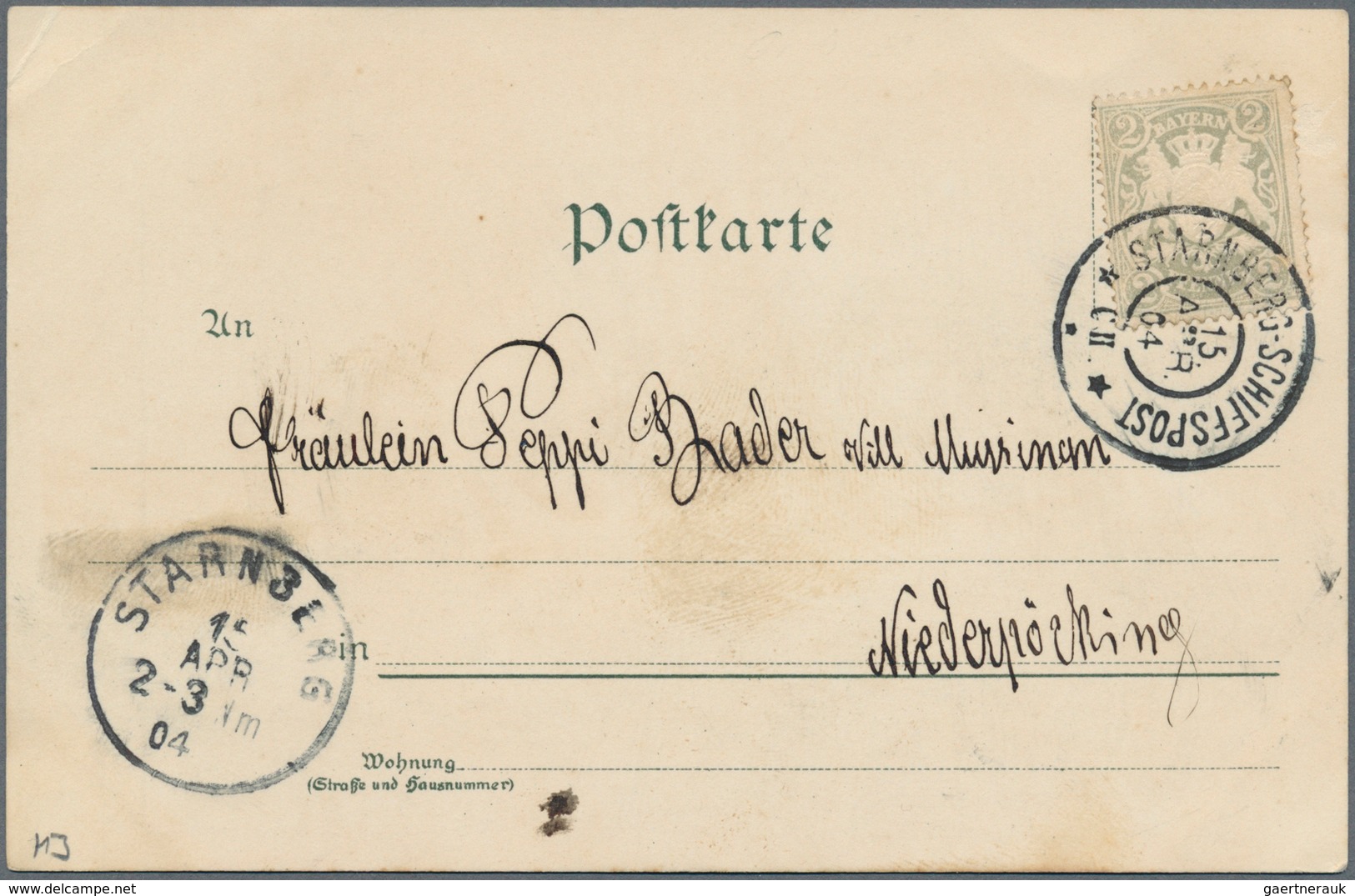 Schiffspost Deutschland: 1895-1922, Starnberg Schiffspost, Sammlung Mit 30 Karten, Briefen Und Ganzs - Otros & Sin Clasificación