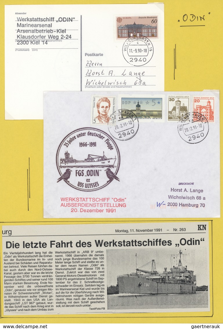 Deutsche Schiffspost - Marine: Ex 1956/2010, Deutsche Marine. FORSCHUNGS- UND VERMESSUNGSSCHIFFE, HI - Otros & Sin Clasificación