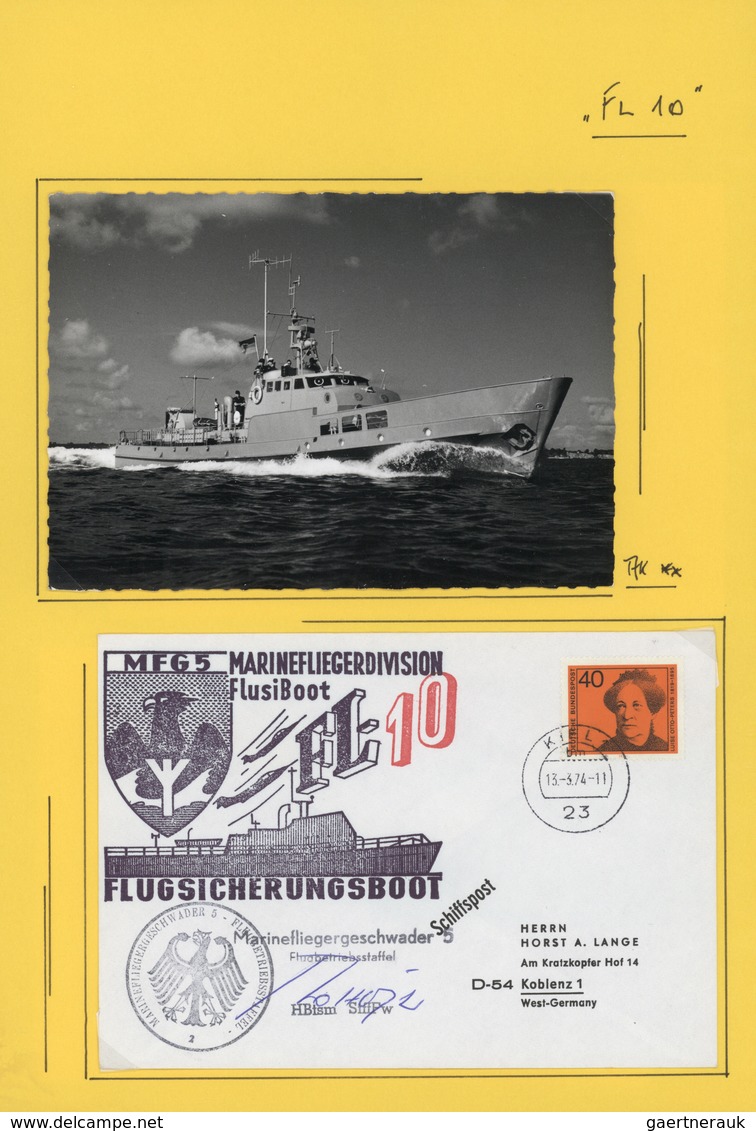 Deutsche Schiffspost - Marine: Ex 1956/2010, Deutsche Marine. FORSCHUNGS- UND VERMESSUNGSSCHIFFE, HI - Other & Unclassified