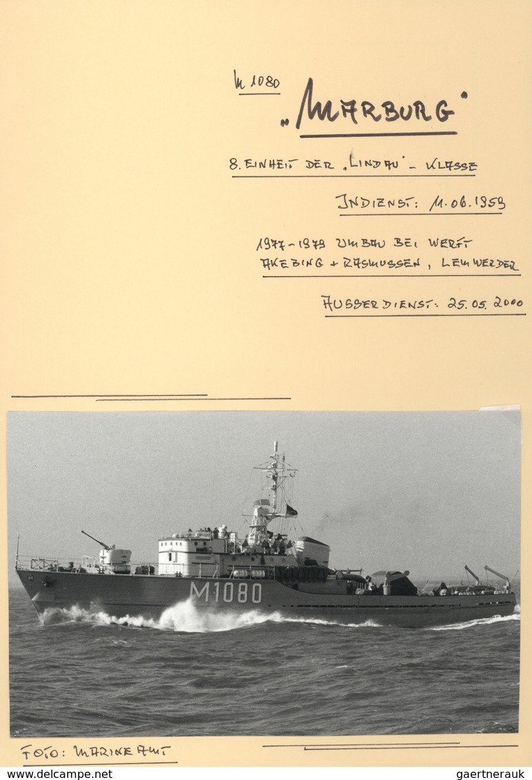 Deutsche Schiffspost - Marine: ex 1956/2010, Deutsche Marine. MINEN-WAFFE (alle Klassen, alle Einhei