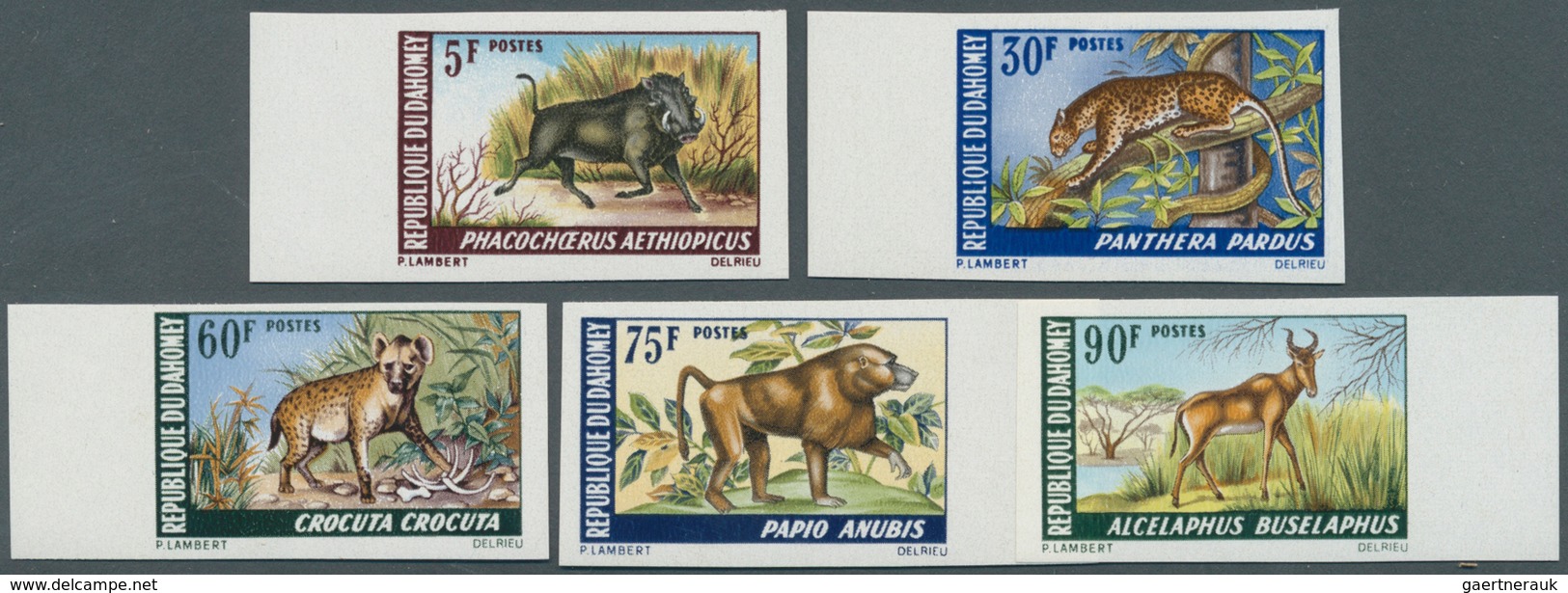 Thematische Philatelie: 1970s/1990s. Lot With About 70 Proof And Color Proof Stamps Of Former French - Sin Clasificación