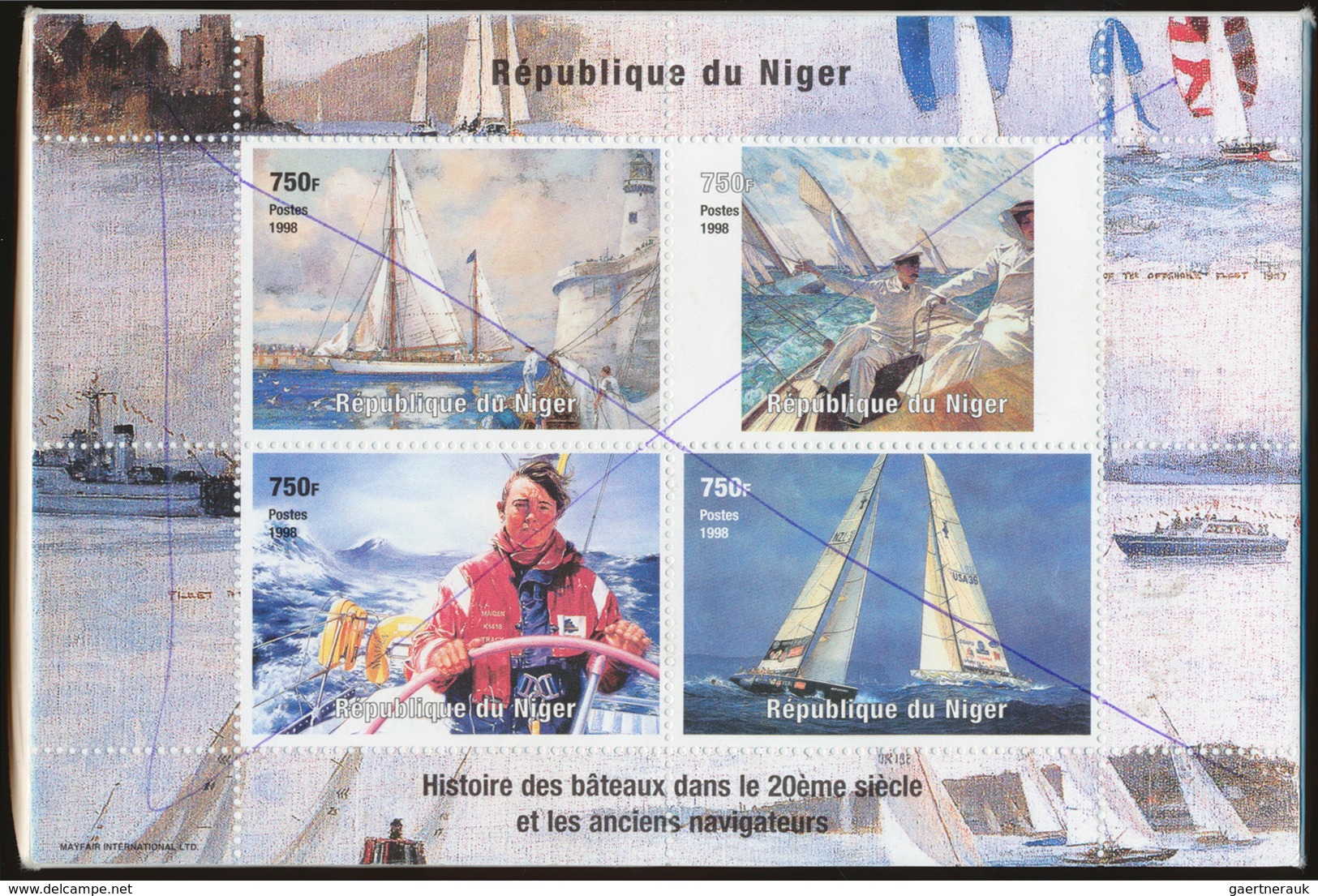 Thematische Philatelie: 1989/1999, Guinea/Niger/Senegal, Great Stock Of Never Hinged Sheets (but Two - Unclassified