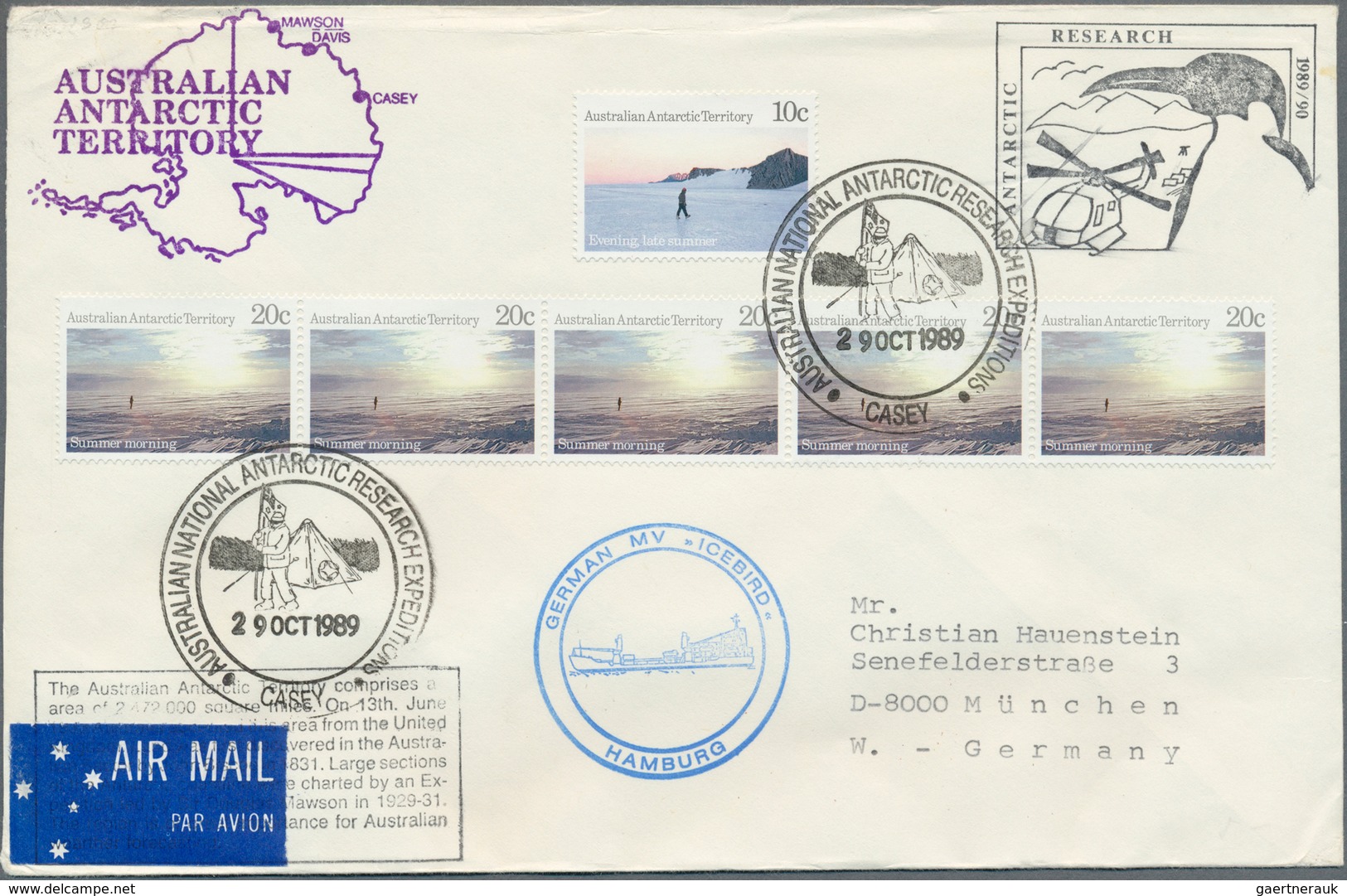 Thematik: Antarktis / Antarctic: 1934/1980's: Collection Of 30 Postcards, Covers, FDCs And A Vignett - Other & Unclassified
