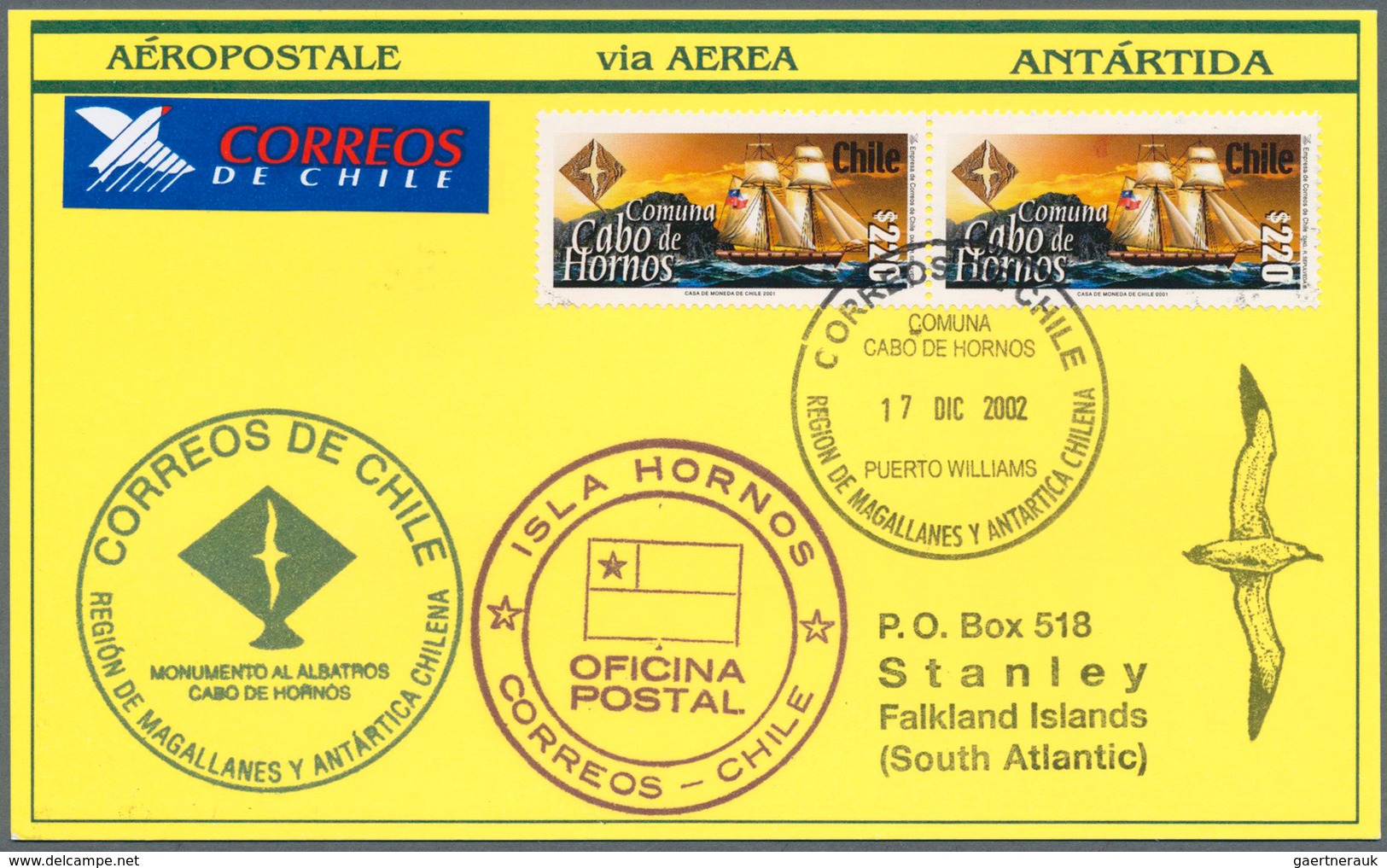 Thematik: Antarktis / Antarctic: 1959/2008, CHILEAN ACTIVITIES, Collection Of Apprx. 400 Covers/card - Otros & Sin Clasificación