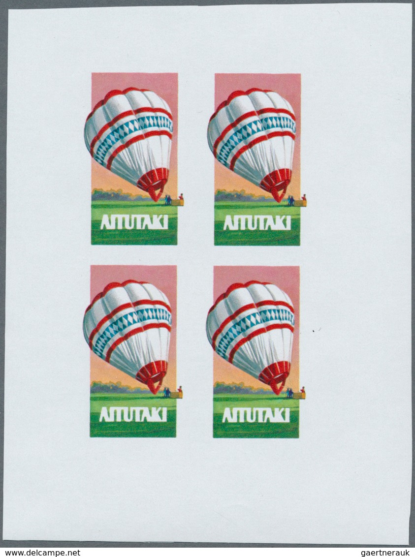 Thematik: Ballon-Luftfahrt / Balloon-aviation: 1970/1990 (ca.), Assortment Of 38 Positions Incl. Spe - Trees