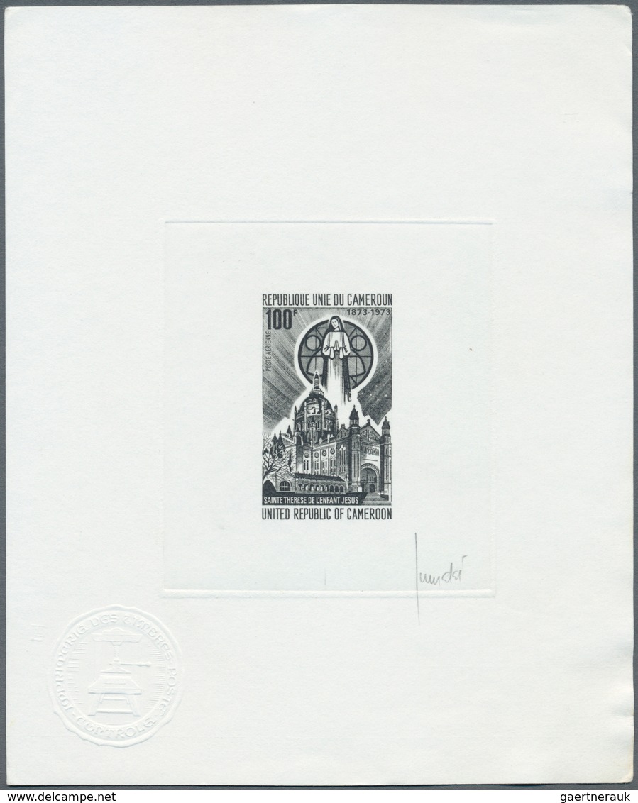 Thematik: Bauwerke-Kirchen / Buildings-churches: 1966/1975. Lot Of 7 Epreuves D'artiste Signée Showi - Eglises Et Cathédrales