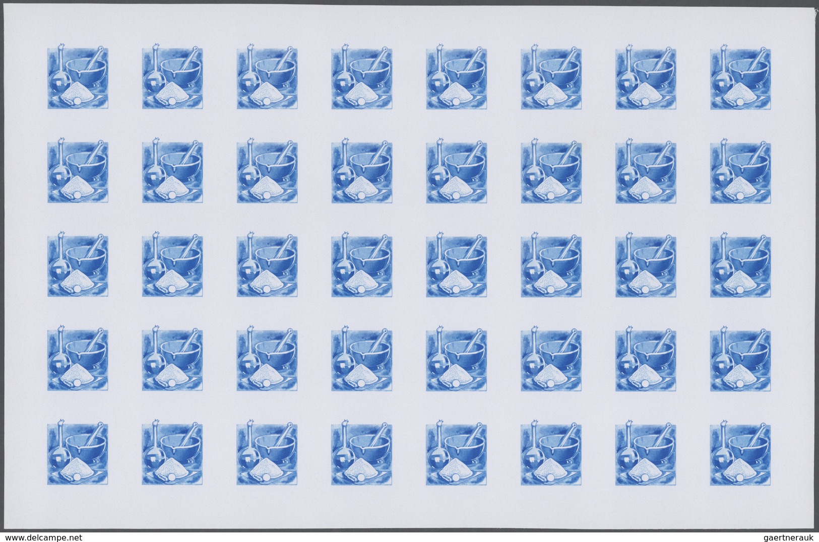 Thematik: Chemie / Chemistry: 1970, Rwanda. Progressive Proofs Set Of Sheets For The Issue 150th ANN - Química