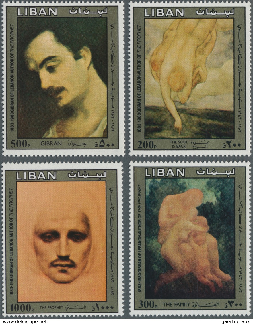 Thematik: Druck-Literatur / Printing-literature: 1983, LEBANON: 100th Birthday Of Gibran Kahlil (leb - Non Classés