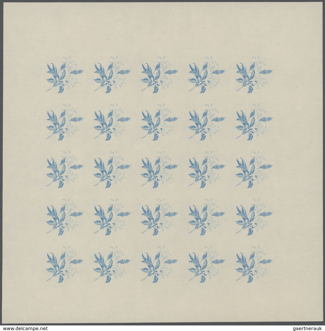 Thematik: Flora, Botanik / Flora, Botany, Bloom: 1966, Burundi. Progressive Proofs Set Of Sheets For - Otros & Sin Clasificación
