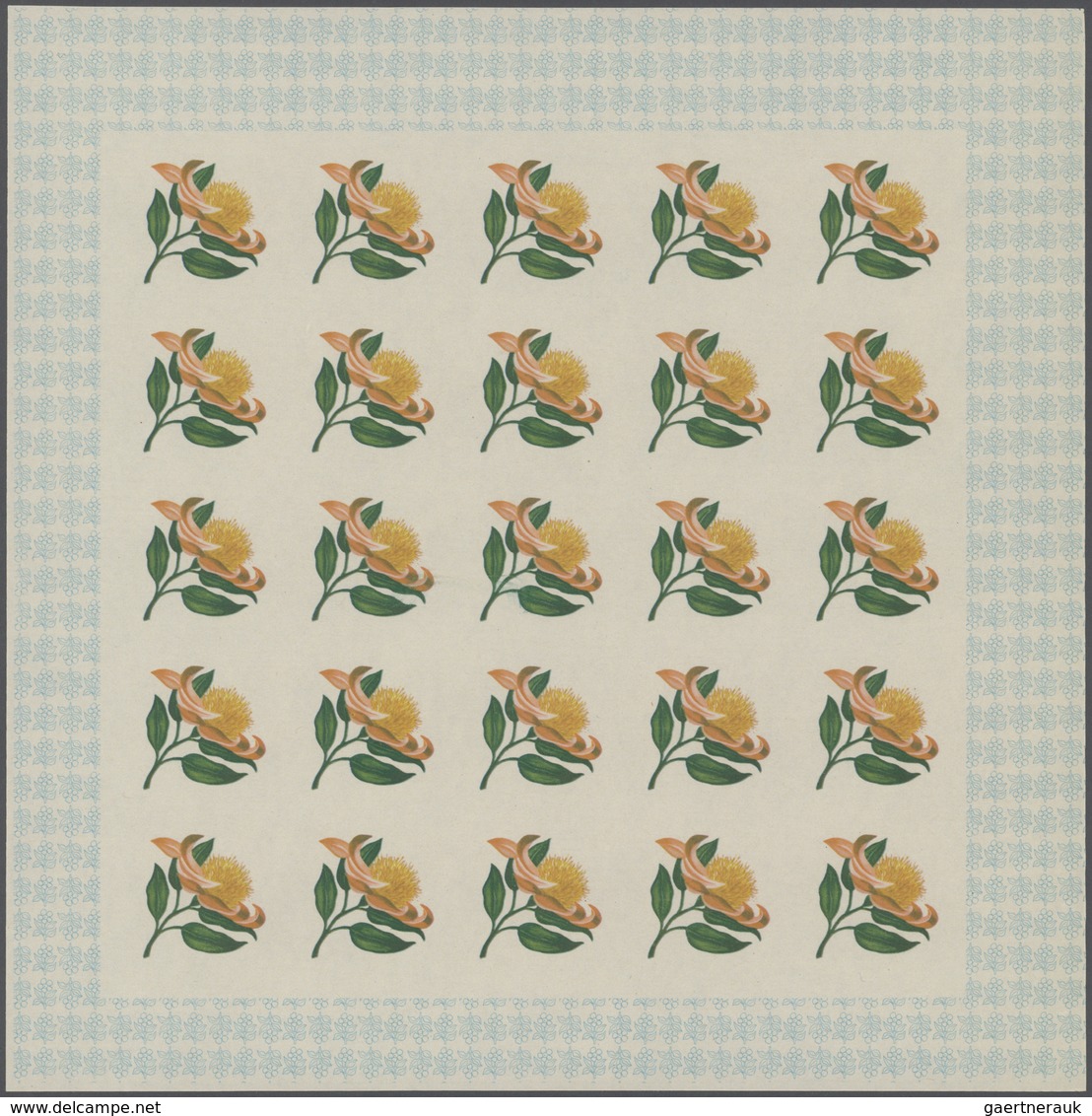 Thematik: Flora, Botanik / Flora, Botany, Bloom: 1966, Burundi. Progressive Proofs Set Of Sheets For - Otros & Sin Clasificación