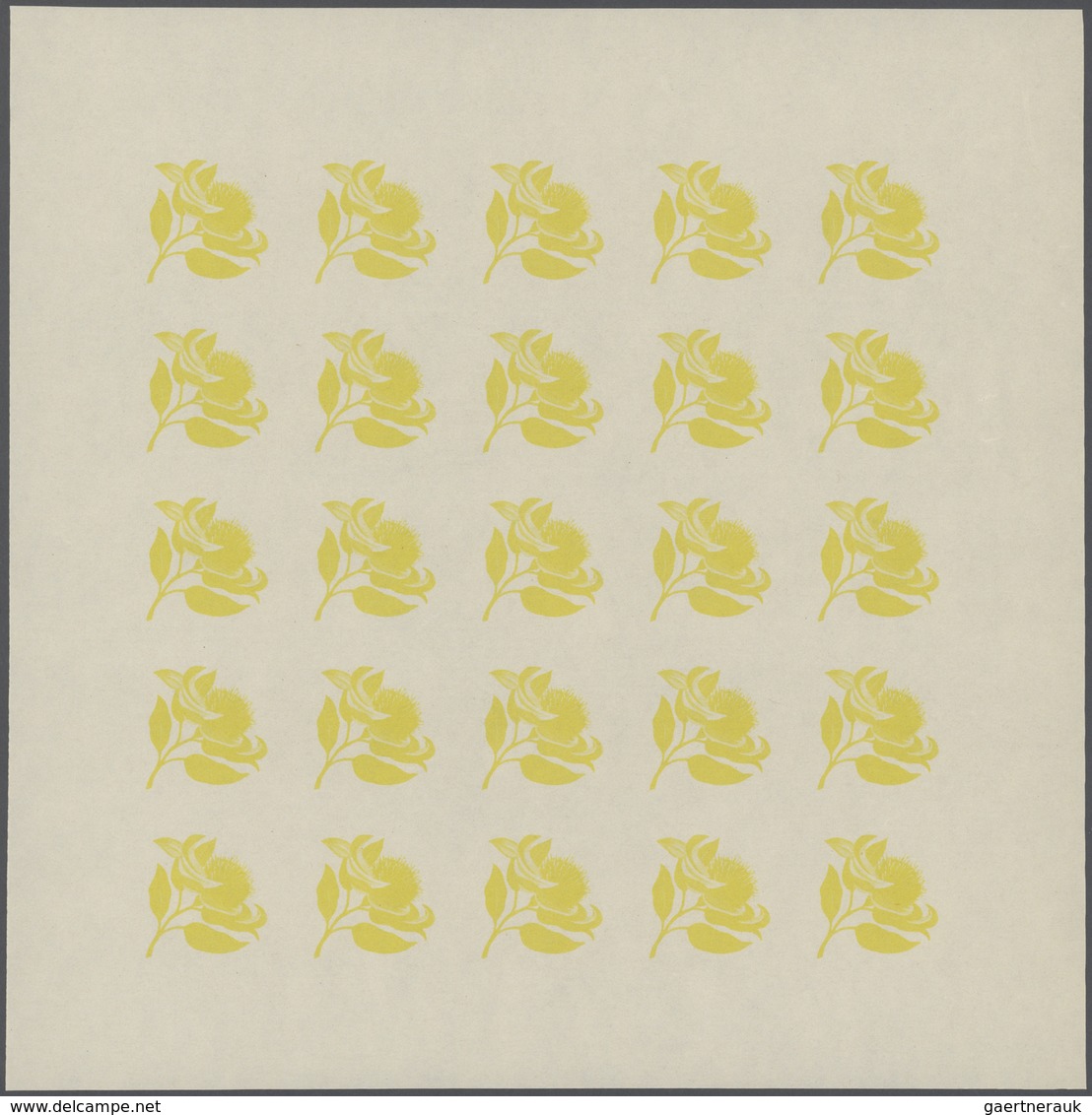 Thematik: Flora, Botanik / flora, botany, bloom: 1966, Burundi. Progressive proofs set of sheets for