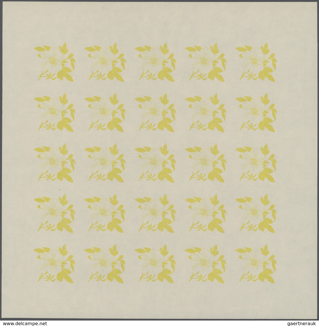 Thematik: Flora, Botanik / Flora, Botany, Bloom: 1966, Burundi. Progressive Proofs Set Of Sheets For - Autres & Non Classés