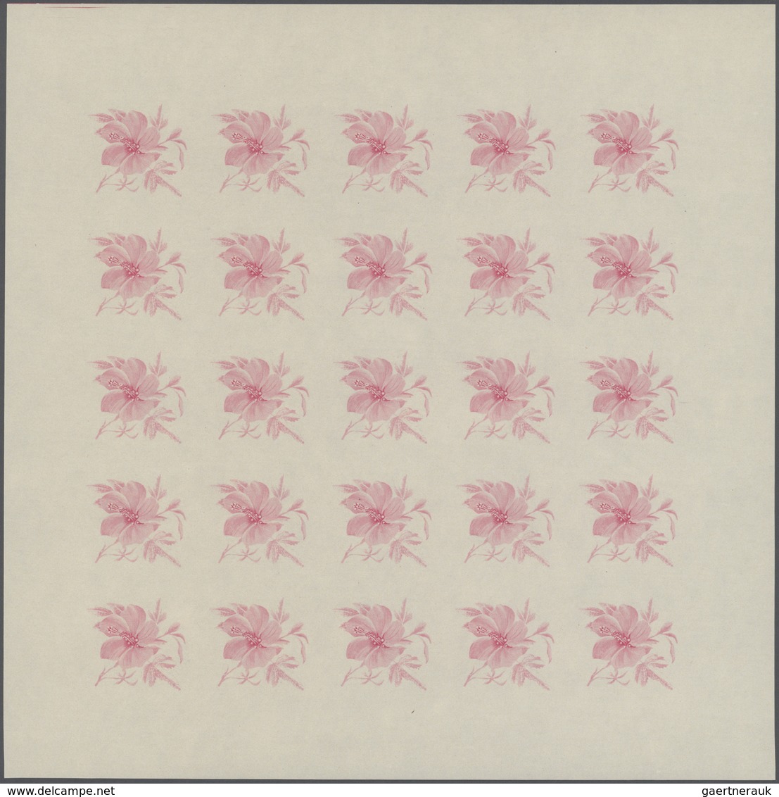 Thematik: Flora, Botanik / flora, botany, bloom: 1966, Burundi. Progressive proofs set of sheets for