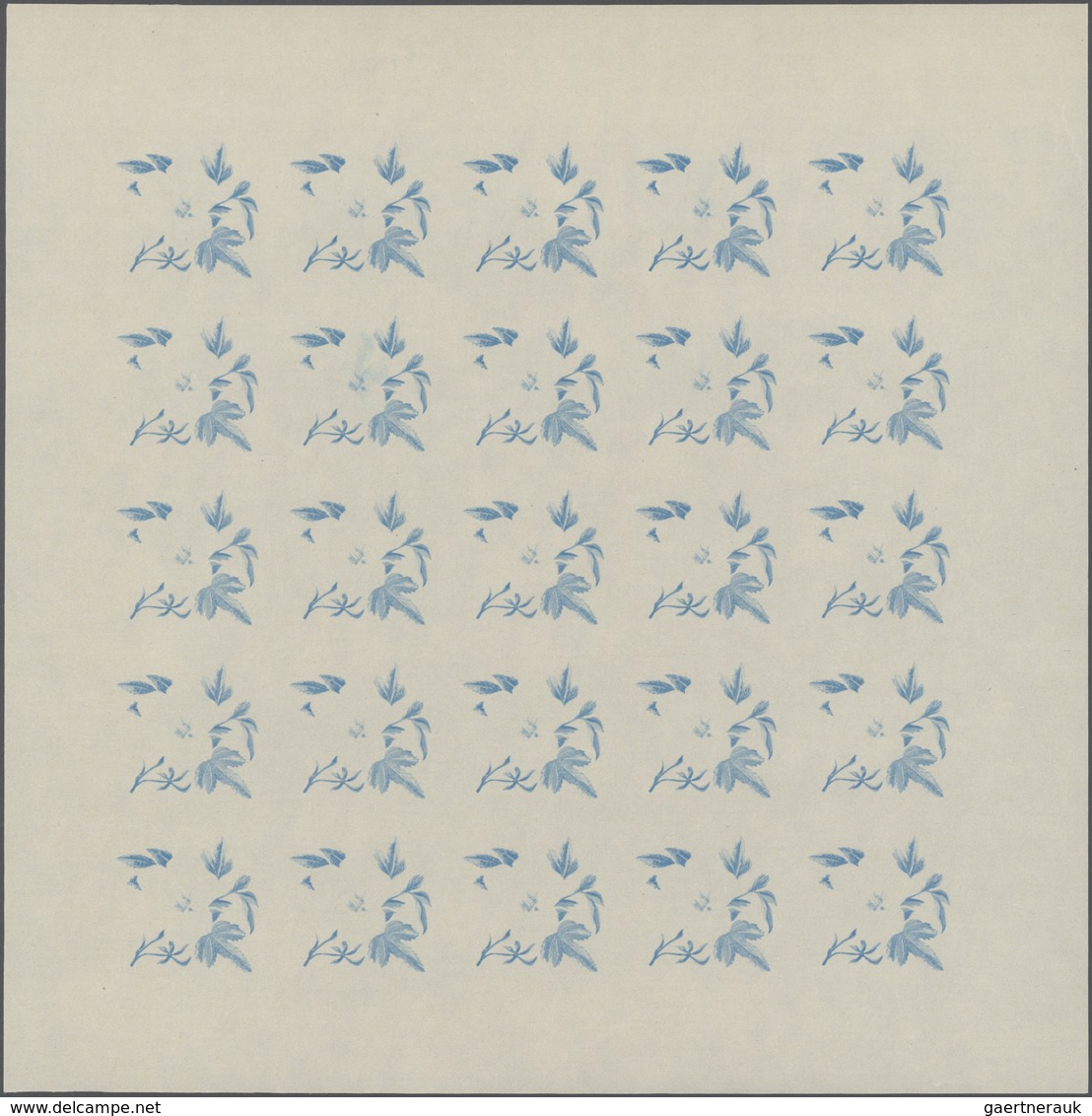 Thematik: Flora, Botanik / flora, botany, bloom: 1966, Burundi. Progressive proofs set of sheets for