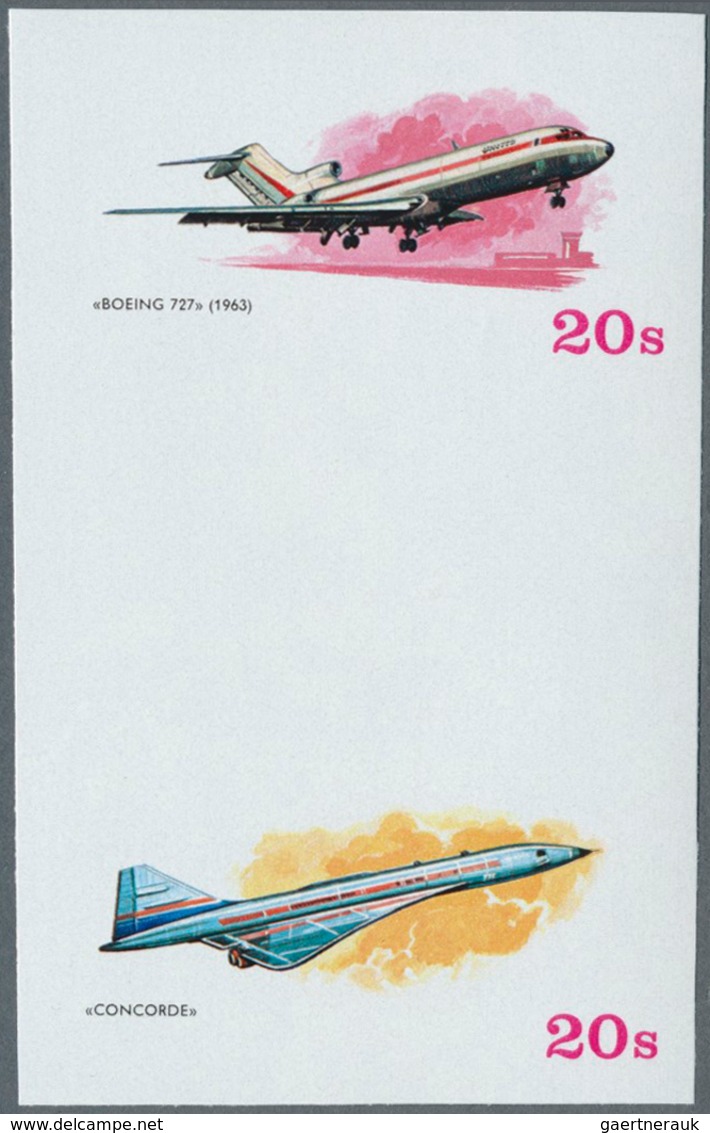 Thematik: Flugzeuge, Luftfahrt / Airoplanes, Aviation: 1960/1990 (ca.), Assortment Of 107 Positions - Airplanes