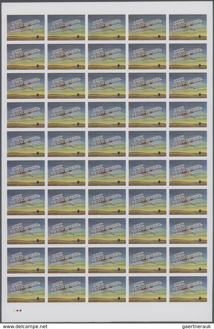 Thematik: Flugzeuge, Luftfahrt / Airoplanes, Aviation: 1978, Samoa. Progressive Proofs Set Of Sheets - Avions