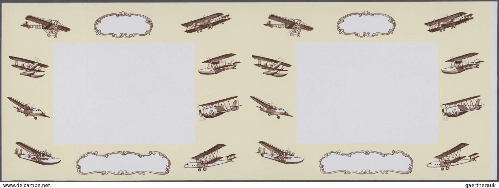 Thematik: Flugzeuge, Luftfahrt / Airoplanes, Aviation: 1978, Samoa. Progressive Proofs Set Of Sheets - Avions