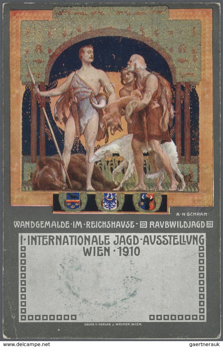 Thematik: Jagd / hunting: 1812/2000 (ca.), vielseitiger Sammlungsposten von ca. 240 Belegen, dabei e