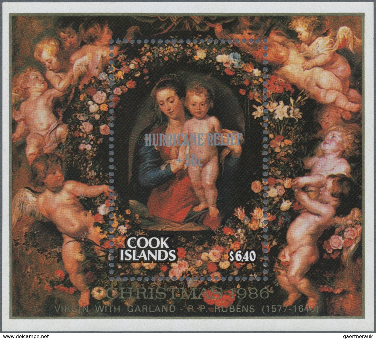 Thematik: Malerei, Maler / Painting, Painters: 1986, COOK ISLANDS: Christmas Miniature Sheets Set Of - Otros & Sin Clasificación