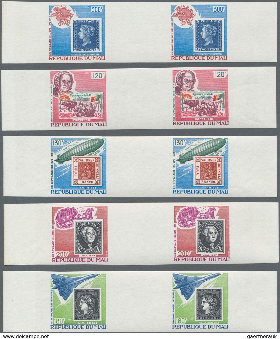 Thematik: Marke Auf Marke / Stamp On Stamp: 1960/2000 (approx), Various Countries. Accumulation Of 1 - Timbres Sur Timbres