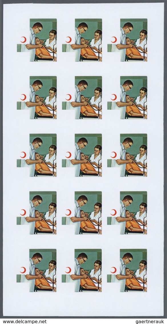 Thematik: Medizin, Gesundheit / Medicine, Health: 1970, Fujeira. Progressive Proofs Set Of Sheets Fo - Médecine