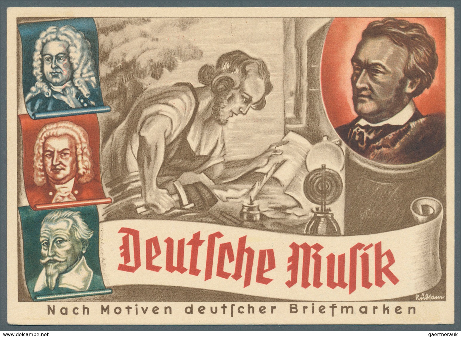 Thematik: Musik / Music: 1880/2008 (ca.), Sehr Umfangreicher Posten Von Etwa 8500 Briefen Und Ganzsa - Música