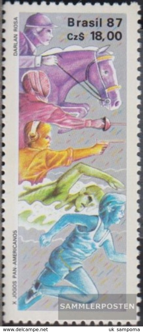 Brazil 2211 (complete Issue) Unmounted Mint / Never Hinged 1987 Pan American Games - Unused Stamps